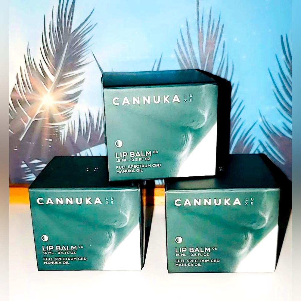 1 Cannuka Luxe Lip Balm Manuka Oil | 15 ML - 0.5 Fl Oz | NIP